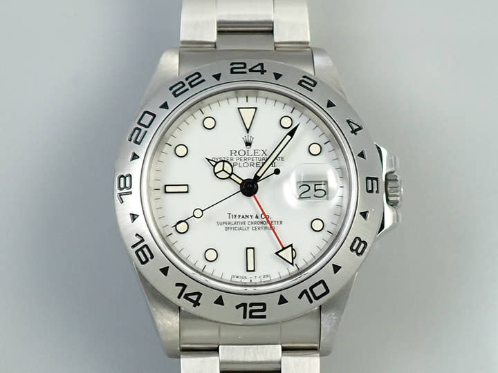 ロレックス エクスプローラーII Ref.16550 ステンレススチール ホワイト文字盤