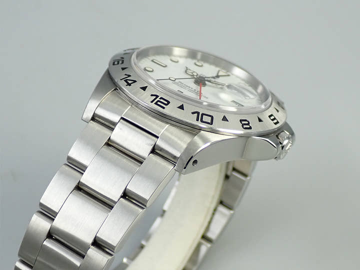 ロレックス エクスプローラーII Ref.16550 ステンレススチール ホワイト文字盤