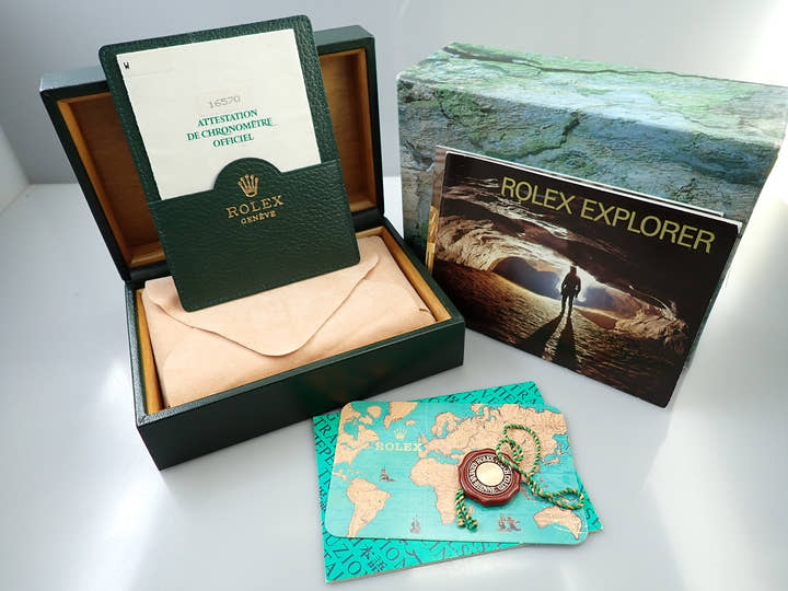 ロレックス エクスプローラーII Ref.16570 ステンレススチール ホワイト文字盤