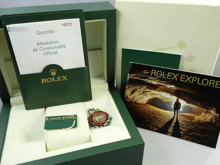 Rolex Explorer II Ref. 16570 Stainless Steel Black Dial