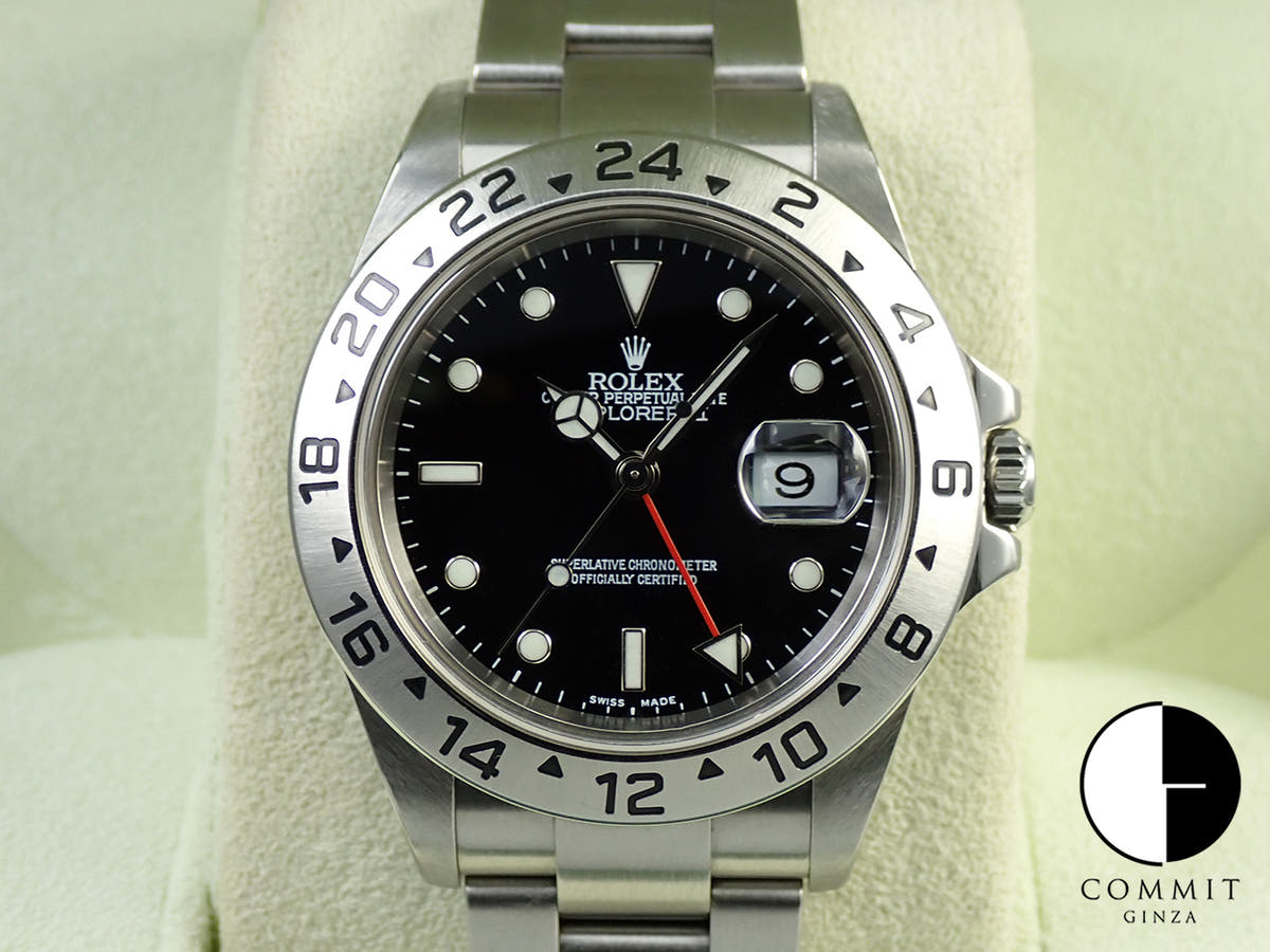 Rolex Explorer II Ref. 16570 Stainless Steel Black Dial