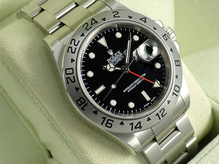 Rolex Explorer II Ref. 16570 Stainless Steel Black Dial