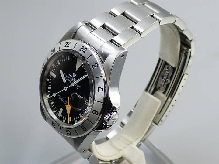 ロレックス エクスプローラーII Ref.1655 ステンレススチール ブラック文字盤