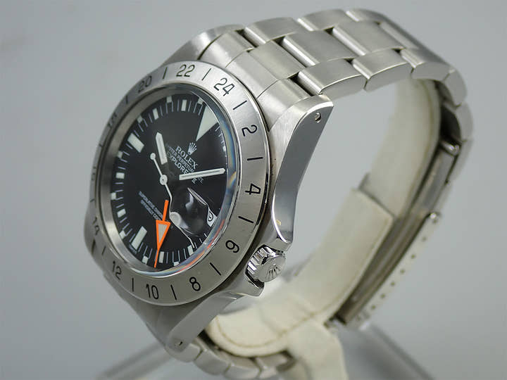 ロレックス エクスプローラーII Ref.1655 ステンレススチール ブラック文字盤