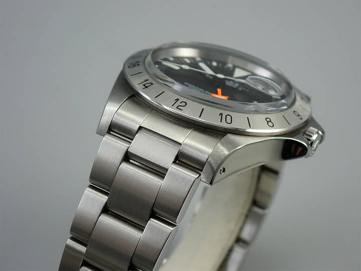 ロレックス エクスプローラーII Ref.1655 ステンレススチール ブラック文字盤