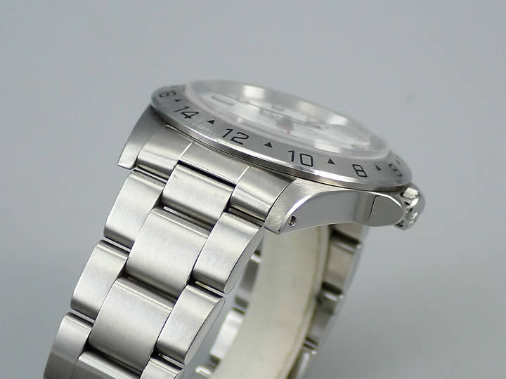 ロレックス エクスプローラーII Ref.16570 ステンレススチール ホワイト文字盤