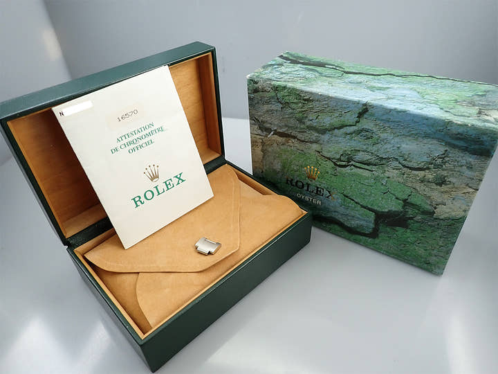 ロレックス エクスプローラーII Ref.16570 ステンレススチール ホワイト文字盤