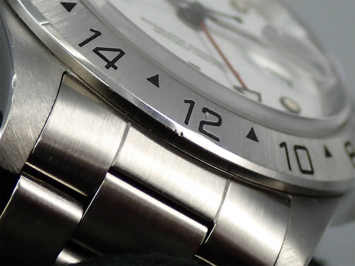 ロレックス エクスプローラーII Ref.16570 ステンレススチール ホワイト文字盤