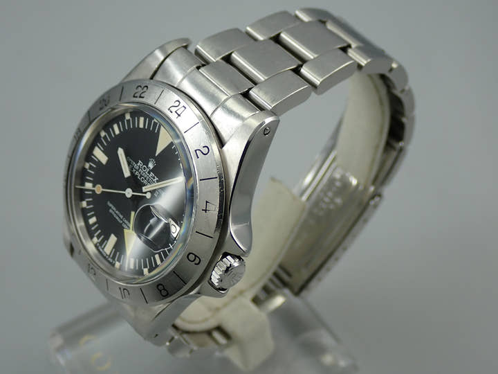 ロレックス エクスプローラーII Ref.1655 ステンレススチール ブラック文字盤