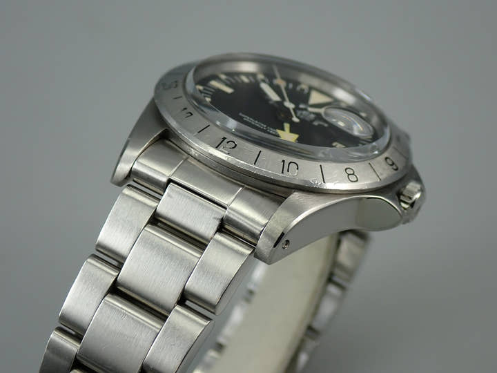 ロレックス エクスプローラーII Ref.1655 ステンレススチール ブラック文字盤