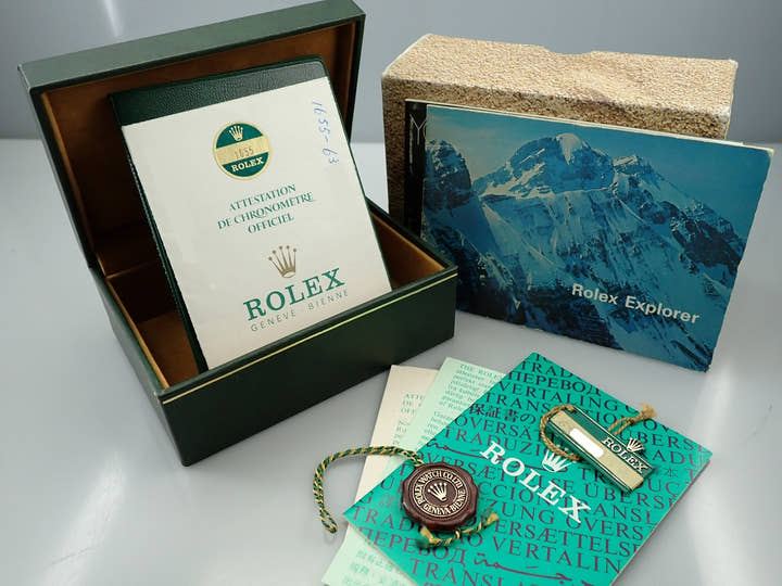 ロレックス エクスプローラーII Ref.1655 ステンレススチール ブラック文字盤