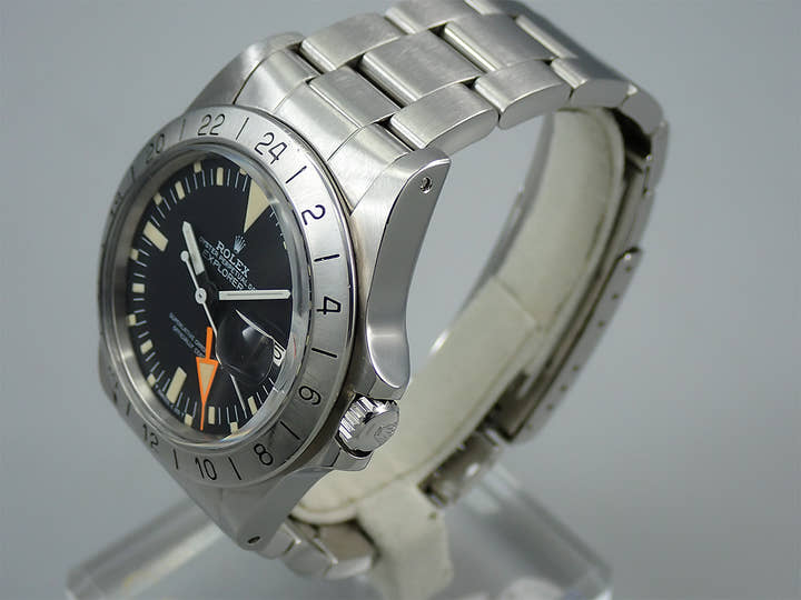 ロレックス エクスプローラーII Ref.1655 ステンレススチール ブラック文字盤