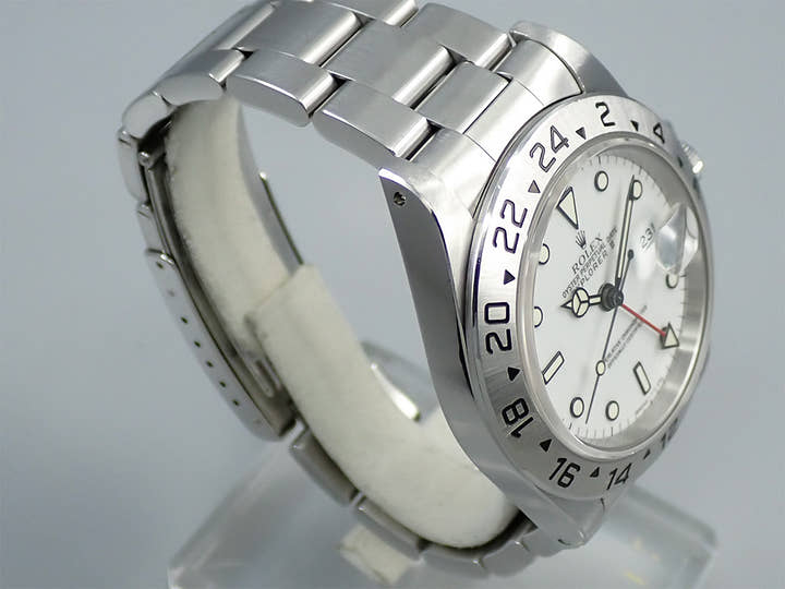 Rolex Explorer II Ref. 16570 Stainless Steel White Dial