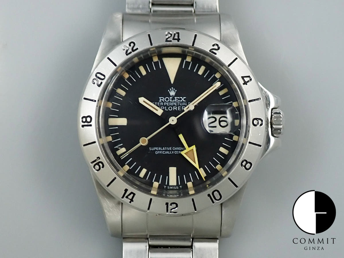 ロレックス エクスプローラーII Ref.1655 ステンレススチール ブラック文字盤