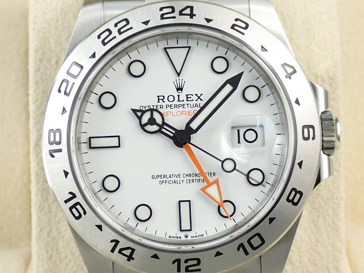 Rolex Explorer II Ref. 226570 Stainless Steel White Dial