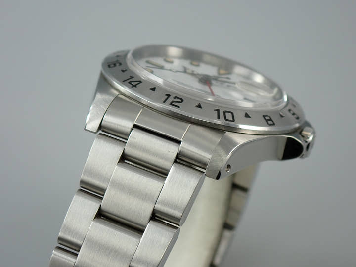 ロレックス エクスプローラーII Ref.16570 ステンレススチール ホワイト文字盤