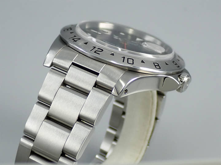 ロレックス エクスプローラーII Ref.16570 ステンレススチール ブラック文字盤