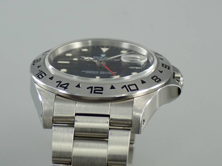 ロレックス エクスプローラーII Ref.16550 ステンレススチール ブラック文字盤