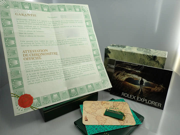 ロレックス エクスプローラーII Ref.16550 ステンレススチール アイボリー文字盤