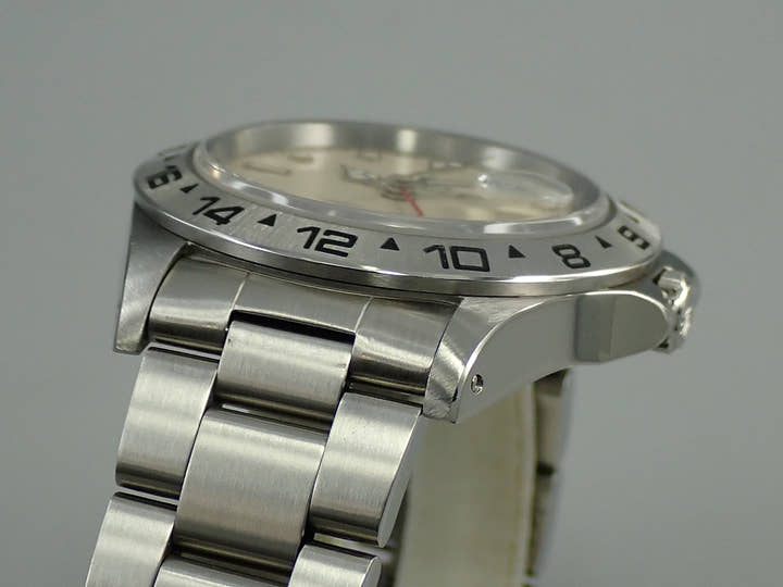 ロレックス エクスプローラーII Ref.16550 ステンレススチール アイボリー文字盤