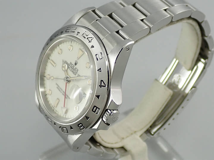 ロレックス エクスプローラーII Ref.16550 ステンレススチール アイボリー文字盤