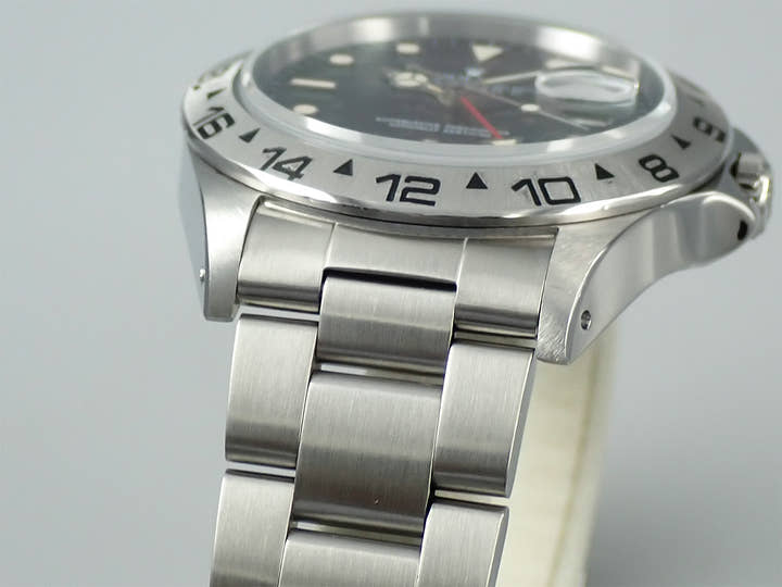 ロレックス エクスプローラーII Ref.16550 ステンレススチール ブラック文字盤