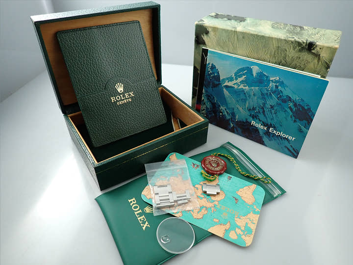 ロレックス エクスプローラーII Ref.16550 ステンレススチール アイボリー文字盤