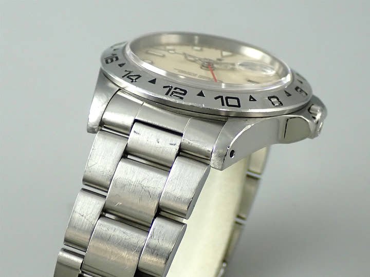 ロレックス エクスプローラーII Ref.16550 ステンレススチール アイボリー文字盤
