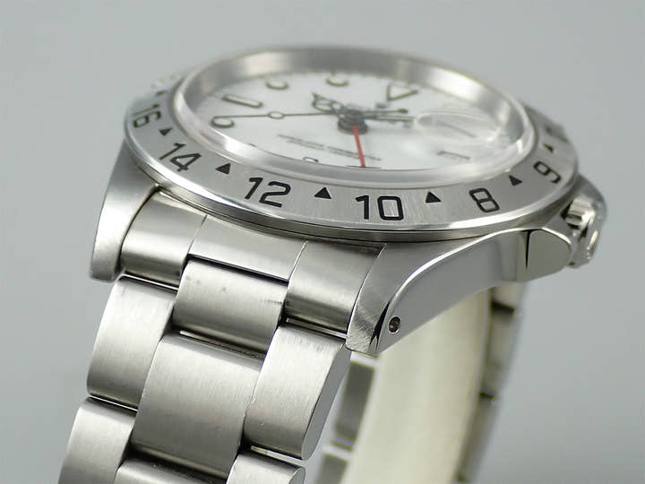 ロレックス エクスプローラーII Ref.16570 ステンレススチール ホワイト文字盤