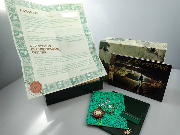 ロレックス エクスプローラーII Ref.16570 ステンレススチール ホワイト文字盤