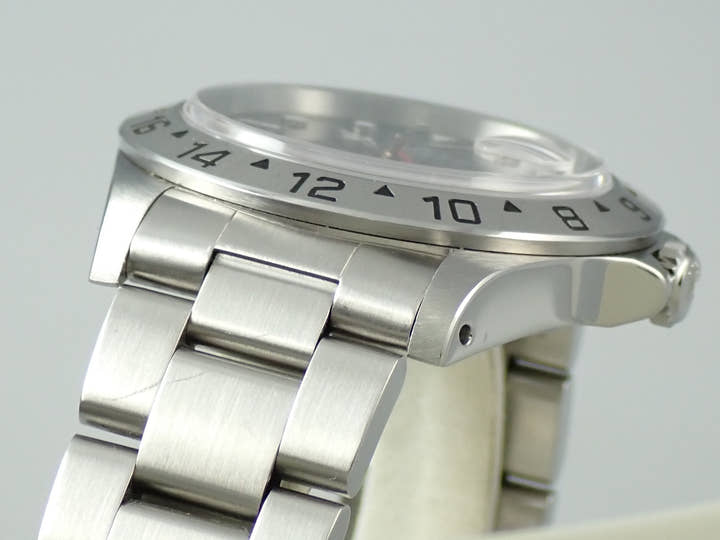 ロレックス エクスプローラーII Ref.16570 ステンレススチール ブラック文字盤