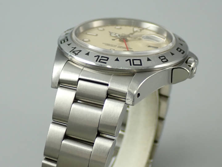 ロレックス エクスプローラーII Ref.16550 ステンレススチール アイボリー文字盤