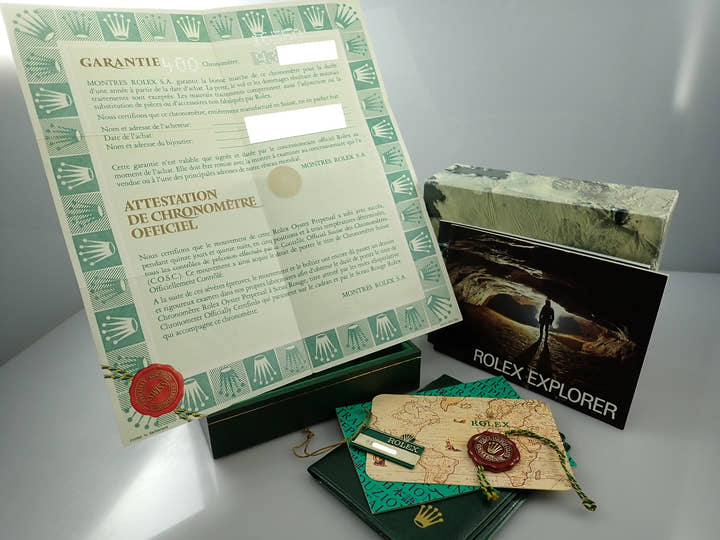 ロレックス エクスプローラーII Ref.16550 ステンレススチール アイボリー文字盤