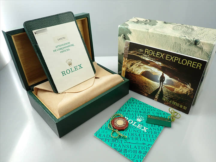 ロレックス エクスプローラーII Ref.16570 ステンレススチール ホワイト文字盤