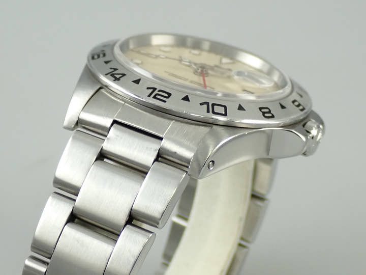 ロレックス エクスプローラーII Ref.16550 ステンレススチール アイボリー文字盤