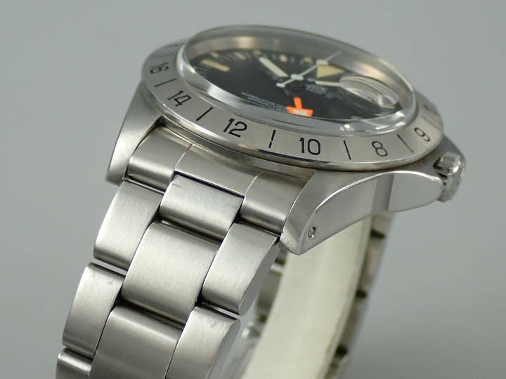 ロレックス エクスプローラーII Ref.1655 ステンレススチール ブラック文字盤