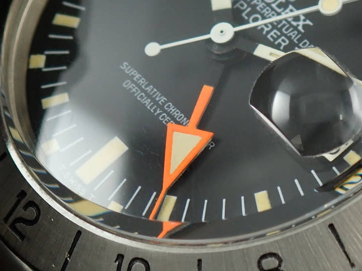 ロレックス エクスプローラーII Ref.1655 ステンレススチール ブラック文字盤