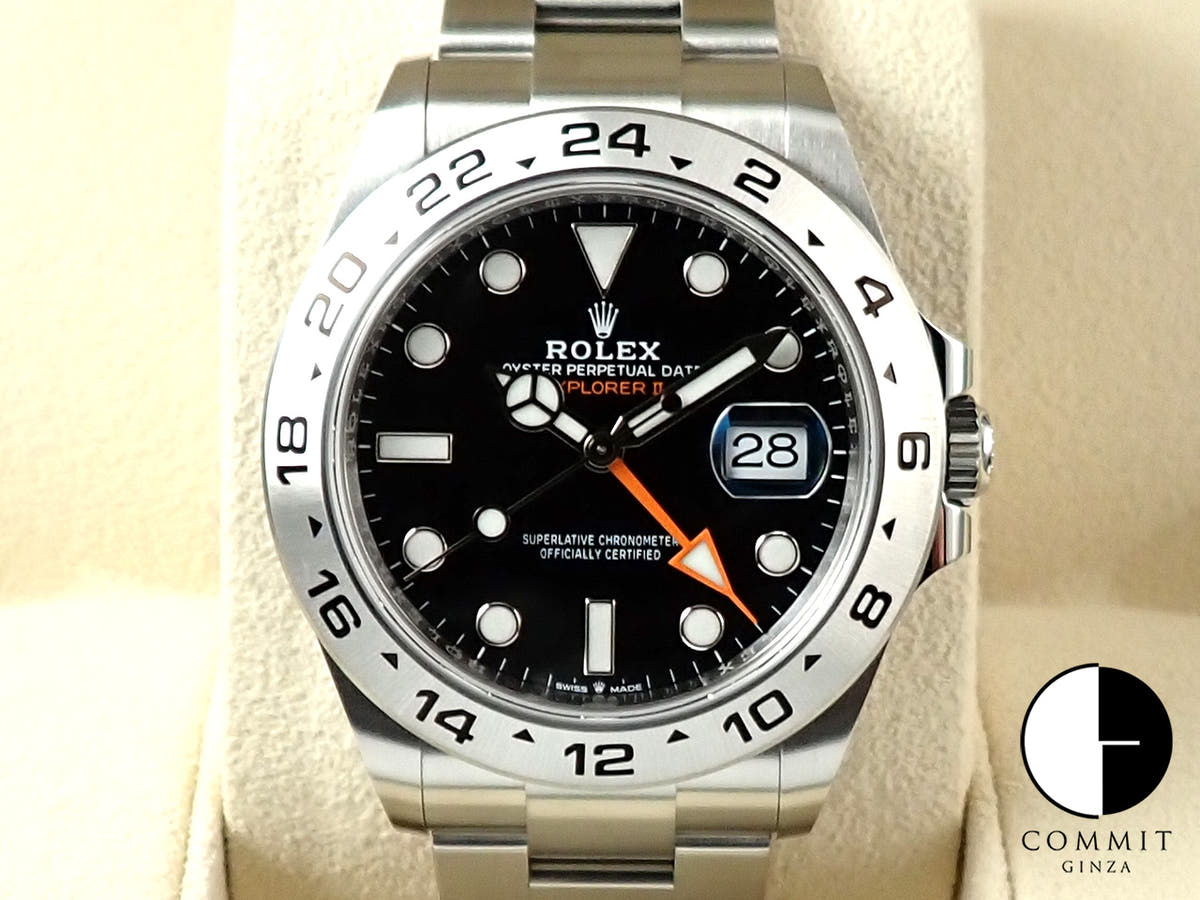 ロレックス エクスプローラーII Ref.226570 ステンレススチール ブラック文字盤