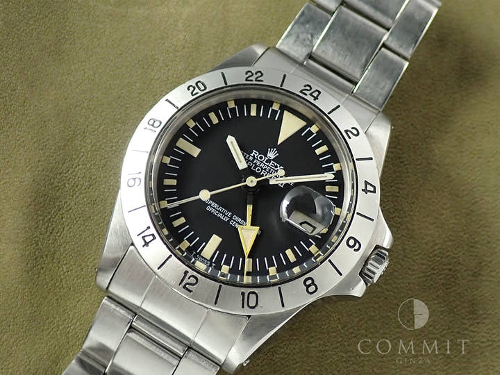 ロレックス エクスプローラーII Ref.1655 ステンレススチール ブラック文字盤