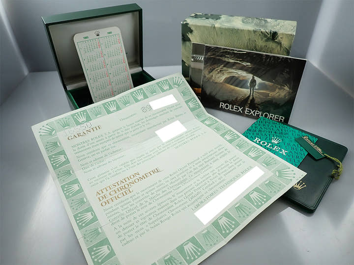 ロレックス エクスプローラーII Ref.16550 ステンレススチール アイボリー文字盤