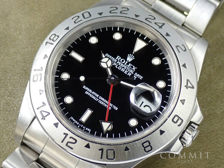 Rolex Explorer II Ref. 16570 Stainless Steel Black Dial