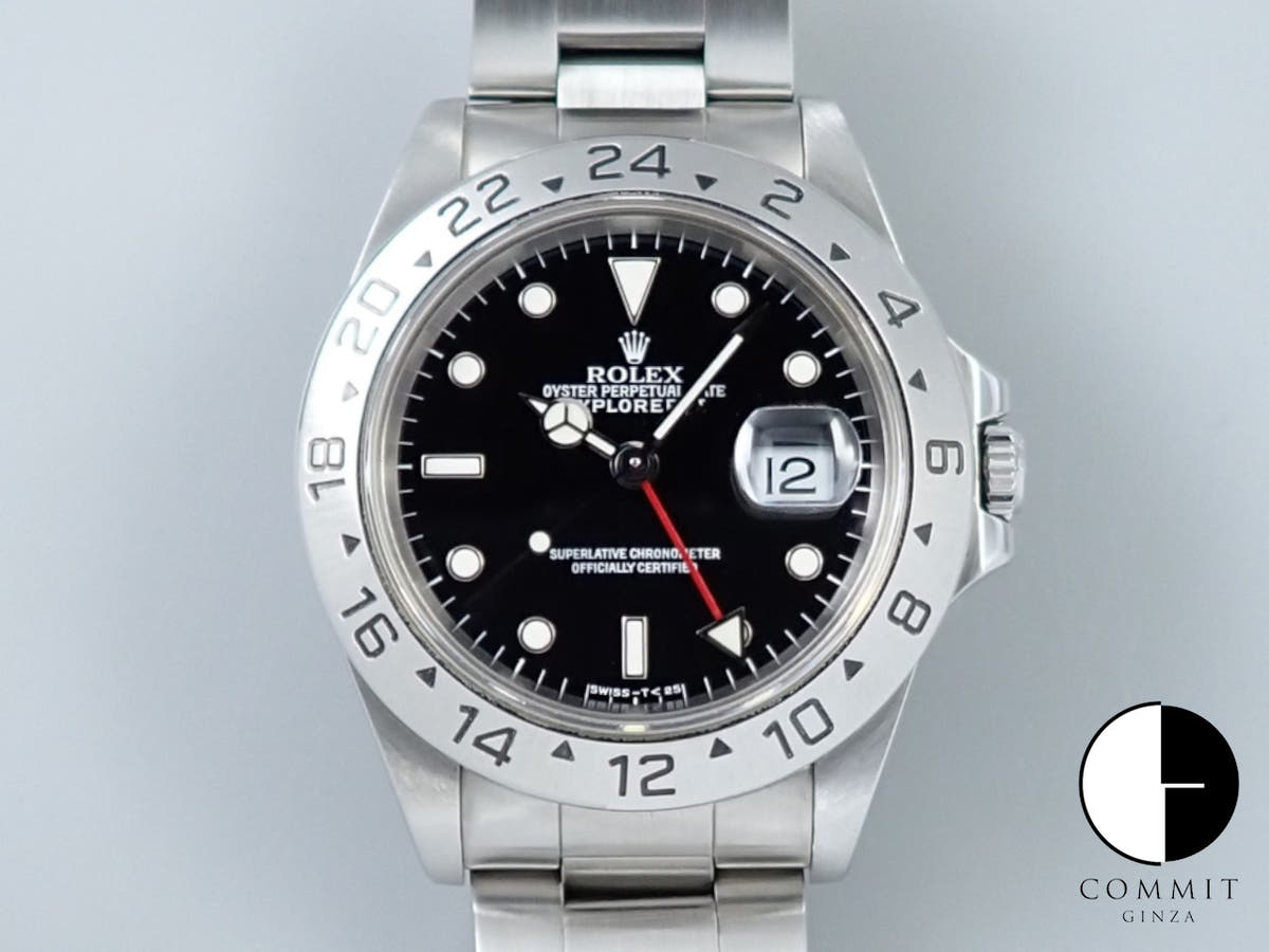 Rolex Explorer II Ref. 16570 Stainless Steel Black Dial