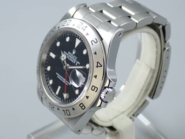 Rolex Explorer II Ref. 16570 Stainless Steel Black Dial
