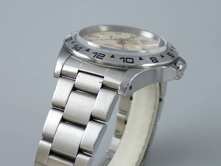 ロレックス エクスプローラーII Ref.16550 ステンレススチール アイボリー文字盤