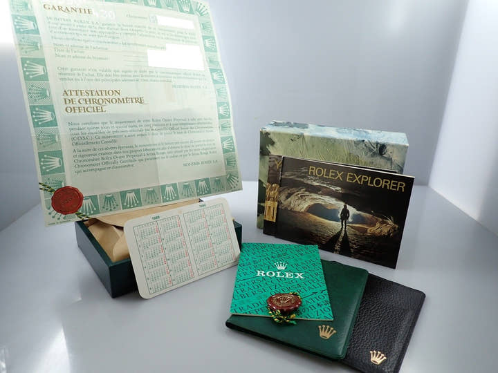 ロレックス エクスプローラーII Ref.16550 ステンレススチール アイボリー文字盤