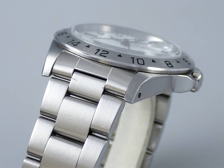 ロレックス エクスプローラーII Ref.16570 ステンレススチール ホワイト文字盤