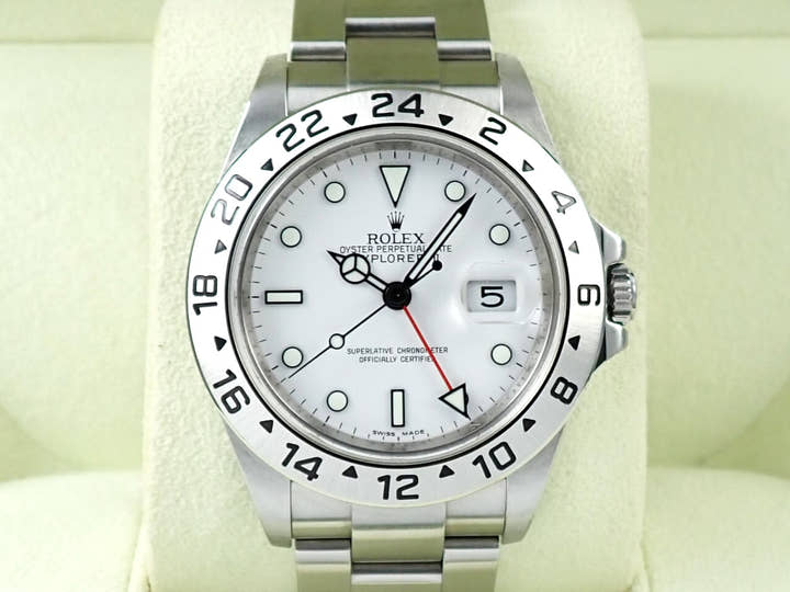 Rolex Explorer II Ref.16570 SS White Dial