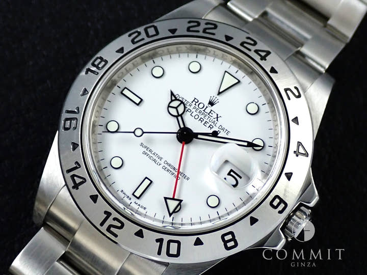 Rolex Explorer II Ref.16570 SS White Dial