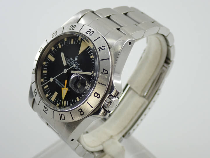 ロレックス エクスプローラーII Ref.1655 ステンレススチール ブラック文字盤