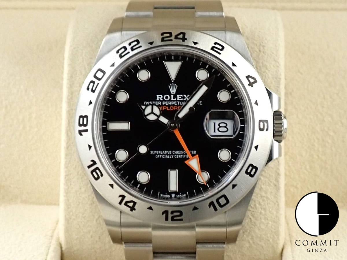 ロレックス エクスプローラーII Ref.226570 ステンレススチール ブラック文字盤